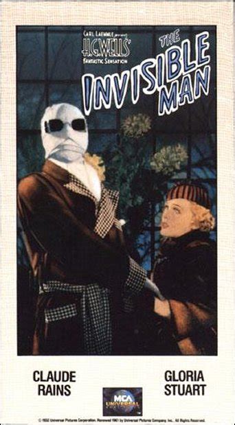 Monstrulade Cover Zu Der Unsichtbare The Invisible Man 1933