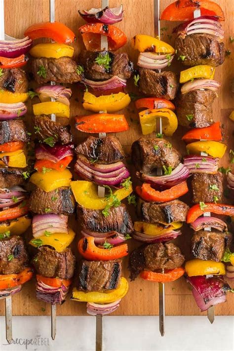 Steak Kabobs With The Best Marinade The Recipe Rebel Artofit