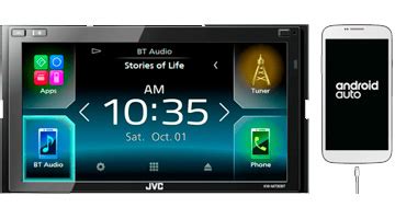 Jvc Kw M Dbt Hovedenhet Din Apple Carplay Android Auto Audiocom