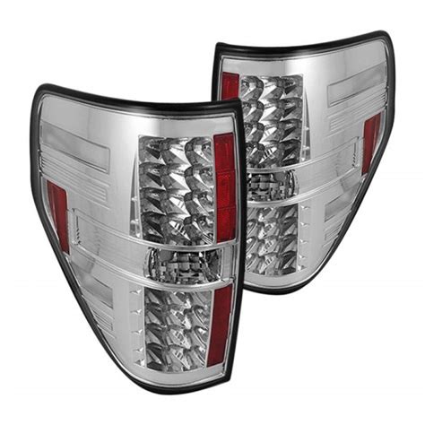 Spyder Ford F 150 2012 Chrome LED Tail Lights