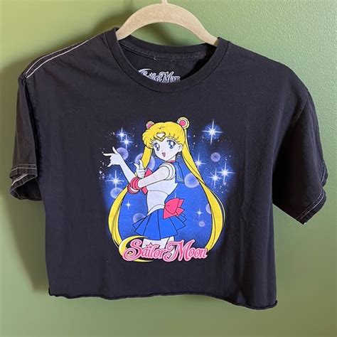 Forever 21 Tops Sailor Moon Cropped Shirt Poshmark