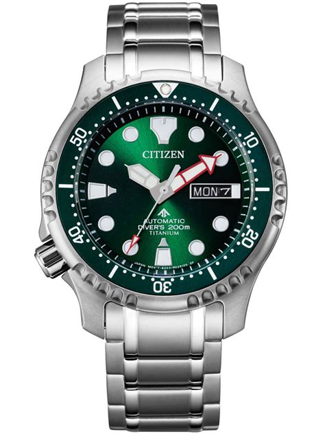 Citizen Promaster Green Dial M Divers Watch Bn X