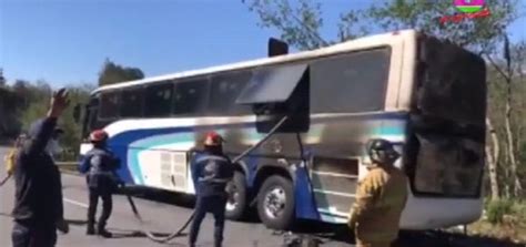 Pasajeros De Un Bus Lograron Salvarse De Las Llamas Chapin TV