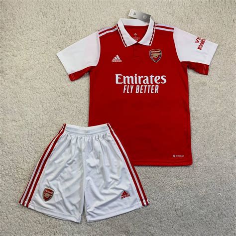 Футбольная форма Арсенал Лондон 22/23 красная домашняя Arsenal красный ...