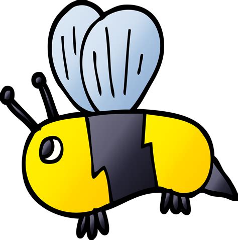 cartoon doodle fat bee 45286369 PNG