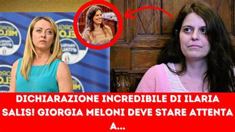 Dichiarazione Incredibile Di Ilaria Salis Giorgia Meloni Deve Stare