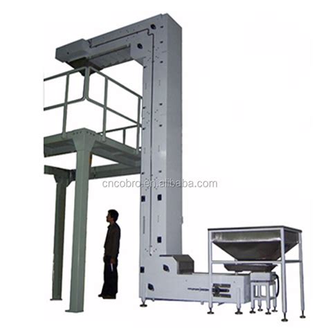 Vertical Transport Z Chain Bucket Elevator With Multiple Outlets For