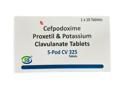 S Pod Cv 325 Cefpodoxime Proxetil Capsules Strength 100 Mg At Rs 320 Stripe In Katihar