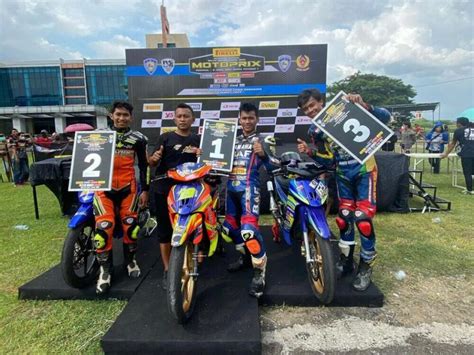 Wakili Kendari Pembalap Asal Makassar Naik Podium Pertama Di Motoprix 2022