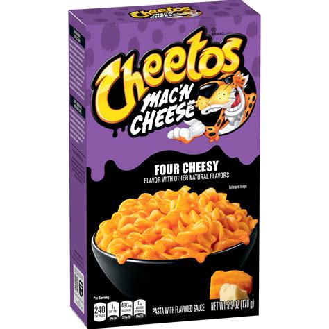 Cheetos Mac N Cheese Pasta With Flavored Sauce Four Cheesy 5 9 Oz 1