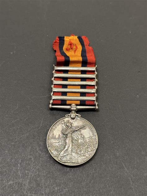 Queens South Africa Medal 5 Clasps Imperial Yeomanry Bygones Shop