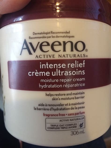 Aveeno Active Naturals Intense Relief Moisture Repair Cream Reviews In