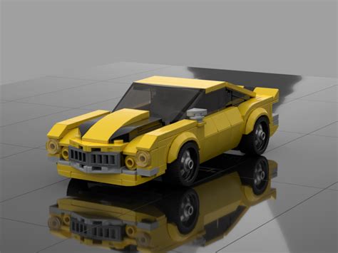 Lego Moc 1977 Camaro Z28 Bumblebee By Alunecosu Rebrickable Build