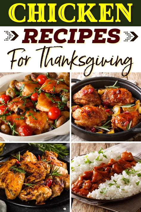 30 Best Chicken Recipes For Thanksgiving Insanely Good