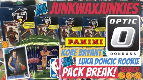 NBA Panini Mystery Donruss Optic Prizm 18 19 Box Break Kobe Bryant