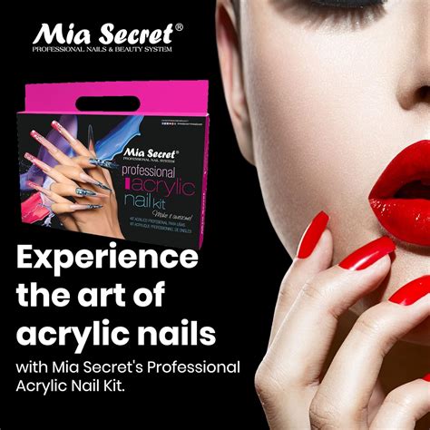 Mia Secret Kit De U As Acr Licas Profesionales Para Principiantes Kit