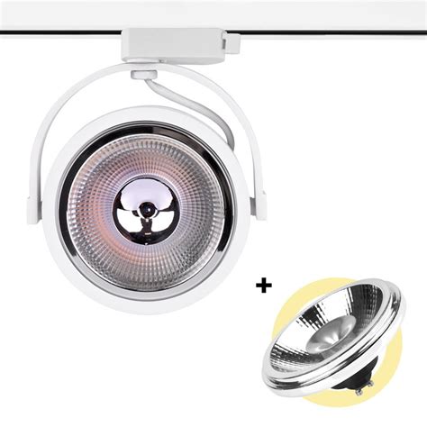 Pack LED Schienenstrahler einphasig LED Glühbirne AR111 GU10