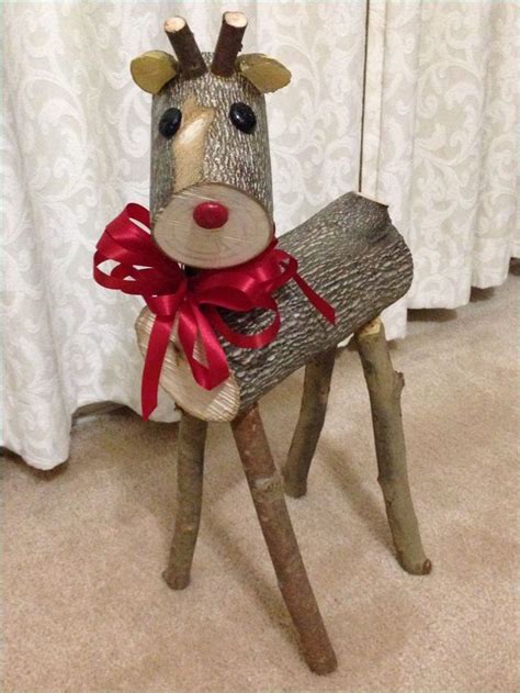 34 Adorable Wood Reindeer Crafts Ideas Truehome Frugal Christmas