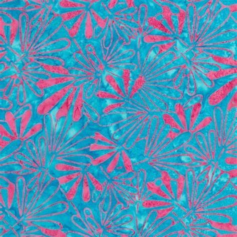 Tonga Batik B6202 Bondi Tiki Timeless Treasures Floral Overlay Batik