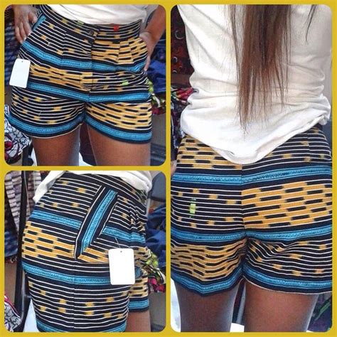 Short en pagne baoulé Vetement africain femme Tenue mariage