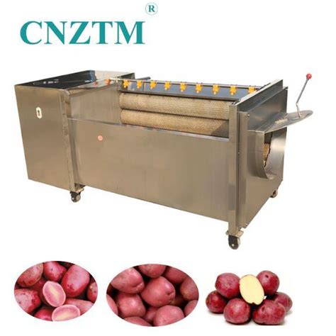 Red Potato Peeling Machine Carrot Sweet Potato Yam Cassava Cleaning