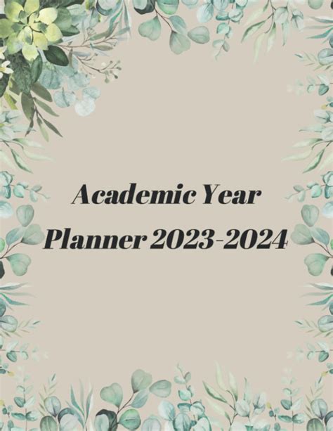 Buy 2023 2024 Academic Year Planner 12 Months Yearly Planner Monthly