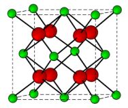 Solved The Unit Cell Of Fluorite CaF2 Is Shown Below Ca Chegg