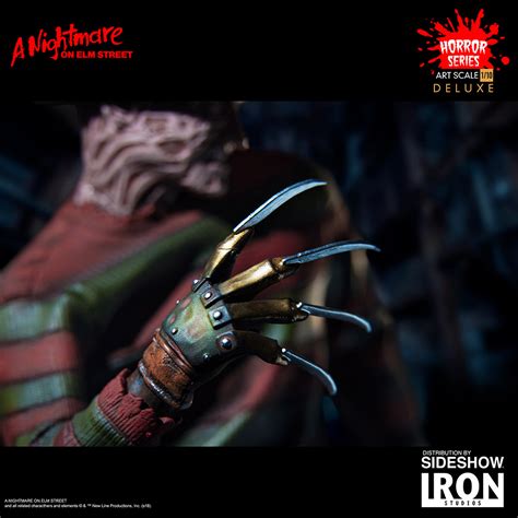 Freddy Krueger Deluxe 1:10 Art Scale Statue - Screamers Costumes