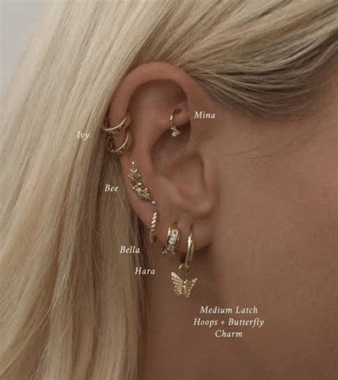 S Kin Studio Jewellery Kulak Piercingi Piercing Fikirleri Kulak