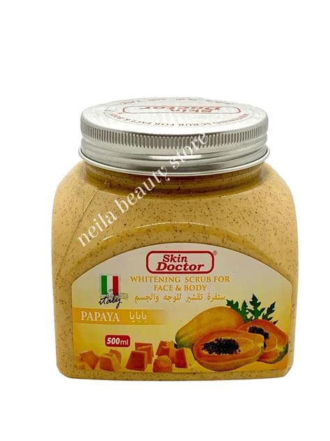 Skin Doctor Papaya Brightening Face And Body Scrub 500ml