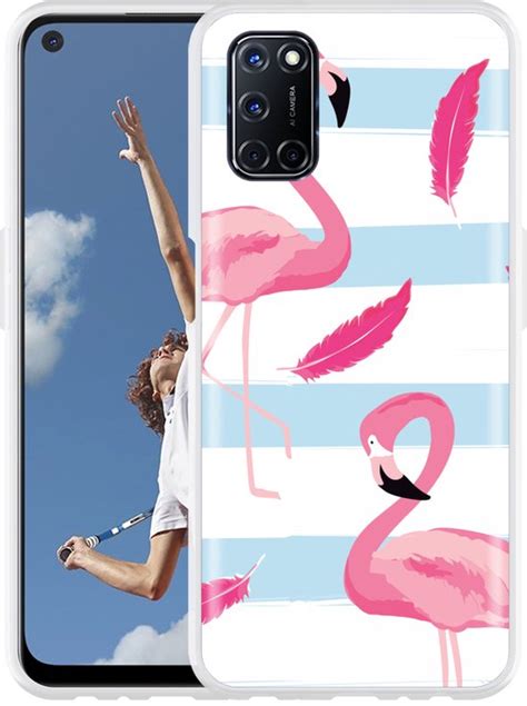 Oppo A Hoesje Flamingo Feathers Designed By Cazy Bol