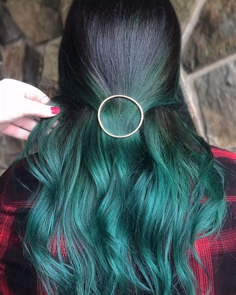 33+ Green Ombre Hair Color Ideas That Turn Heads