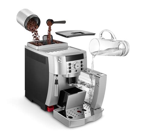 DeLonghi ECAM 22110 SB Kaffee Vollautomat 1450 Watt 1 8 Liter 15 Bar