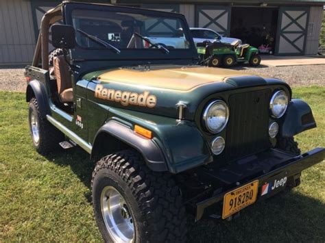 Jeep Cj Renegade Levi Edition Nut And Bolt Full Restoration