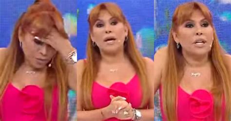 Magaly Medina Se Enoja Con Su Personal Y Lanza Dardo Contra ATV Hay