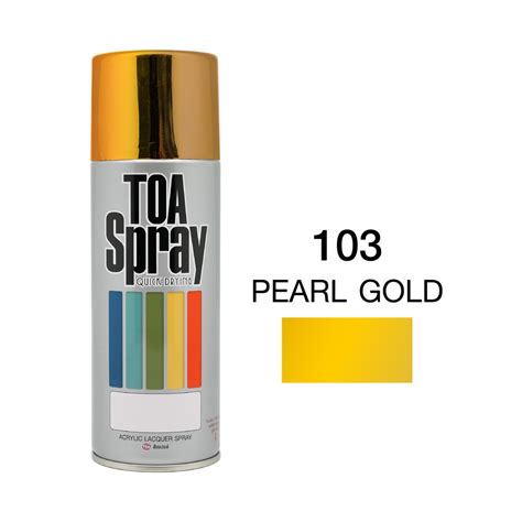 TOA Spray Pearl Gold Paints