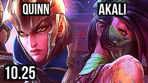 Quinn Vs Akali Top 8 1 6 68 Winrate Legendary Euw Diamond