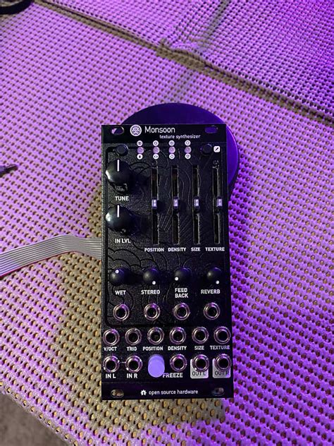 Momo Modular Monsoon Uburst Expanded Mutable Instruments Reverb