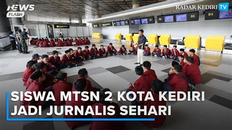 Siswa Mtsn Kota Kediri Jadi Jurnalis Sehari Liputan Di Museum