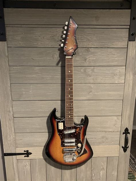 Kawai Norma Tv993 Three Pickup Electric Guitar 70s Sunburst Reverb