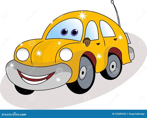 Funny Car Cartoon Royalty Free Stock Photos - Image: 23200228