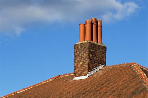 Chimney Free Stock Photo A Chimney On The Roof Of A House 8462