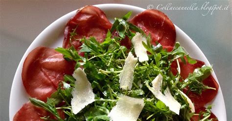 Colla Cannella Carpaccio Di Bresaola Con Rucola E Scaglie Di