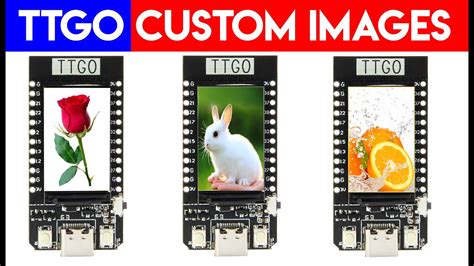 How To Display Custom Images Picture In LILYGO TTGO T Display ESP32