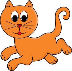 Orange Cat Clip Art - ClipArt Best