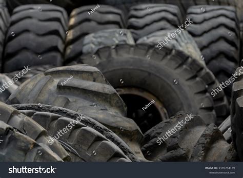 Closeup Used Truck Tires Old Tyres Stock Photo 2195754139 | Shutterstock