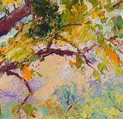 Impressionist Landscape Oil Painting, Provence Landscape, Last Sunlight Tree Painting - Etsy