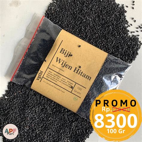 Jual Wijen Hitam Black Sesame Seed Goma Kuro Taburan Makanan Korea