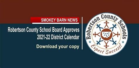 Robertson County School Calendar 21 22 – Get Calendar 2023 Update