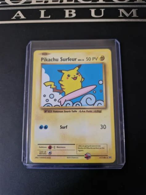 CARTE POKÉMON SECRÈTE Pikachu Surfeur 111 108 XY12 XY Evolution